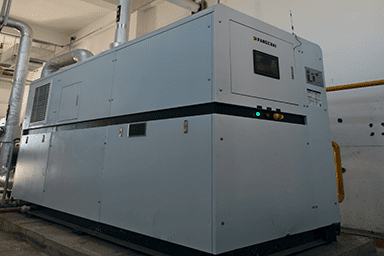 唐山狂欢动物城水世界使用方快锅炉一台1400kw超低氮冷凝燃气真空热水锅炉案例