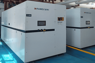 包头九原区中西医结合医院使用方快锅炉2台2100kw超低氮冷凝燃气真空热水锅炉案例