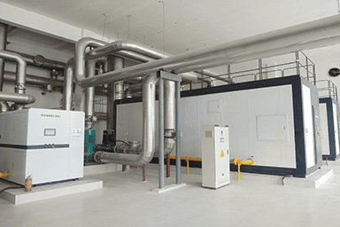 辽宁省机关事务管理局使用方快锅炉两台2.1MW和两台8.4MW超低氮冷凝燃气真空热水锅炉机组案例