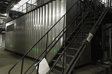 济南齐鲁安替制药有限公司使用方快锅炉一台SZS燃油气水管蒸汽锅炉案例